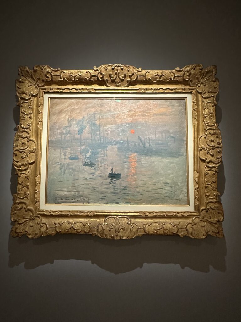 莫內 日出印象
攝於巴黎 瑪摩丹美術館